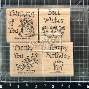Stampin' Up! rubber stamps Simple Wishes